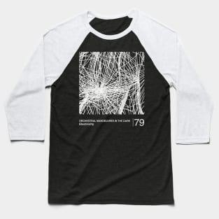 Electricity / Minimalist Graphic Artwork Design T-Shirt Baseball T-Shirt